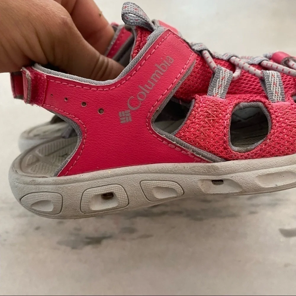 Columbia Little Pine Girls Sandals Pink 12